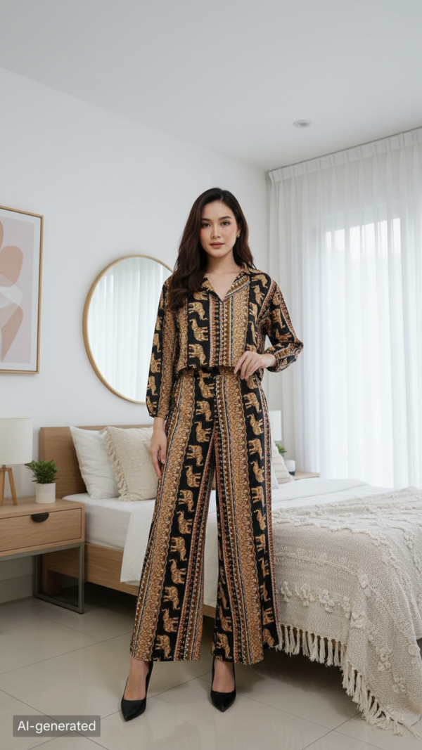 Setelan Wilona panjang Oneset